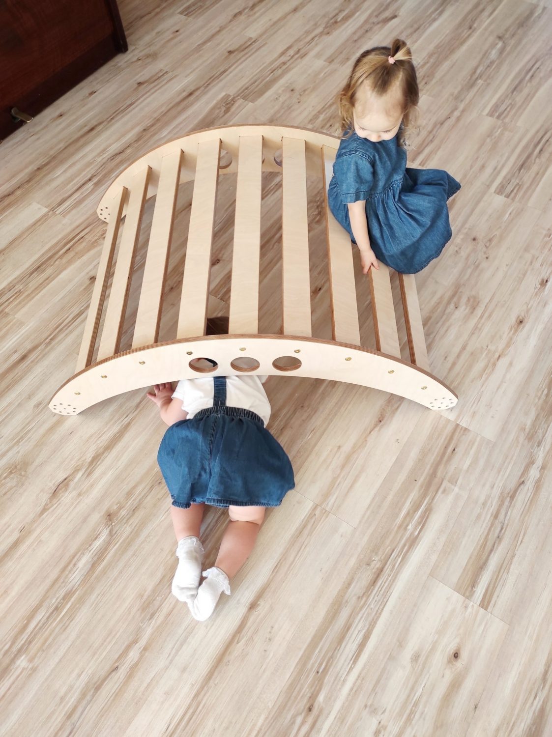 Rocking and Climbing Arch for toddlers from Luula