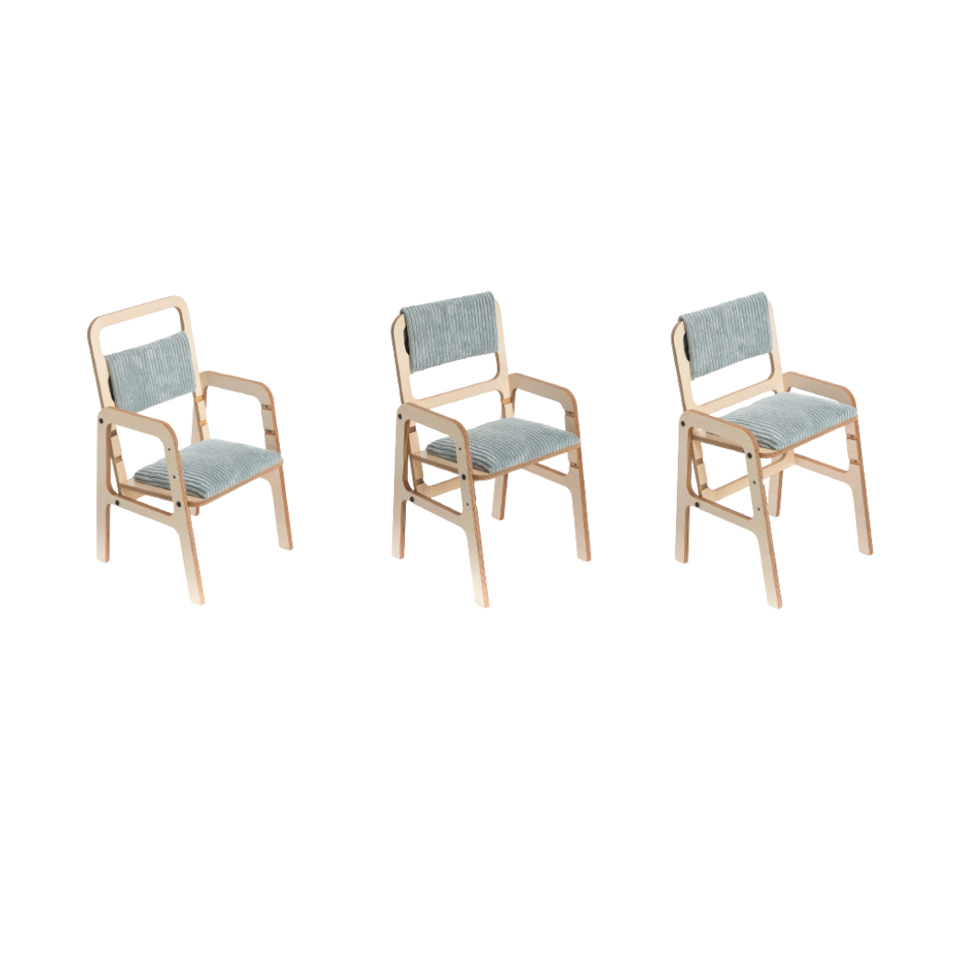 Adjustable Children Chair by Luula